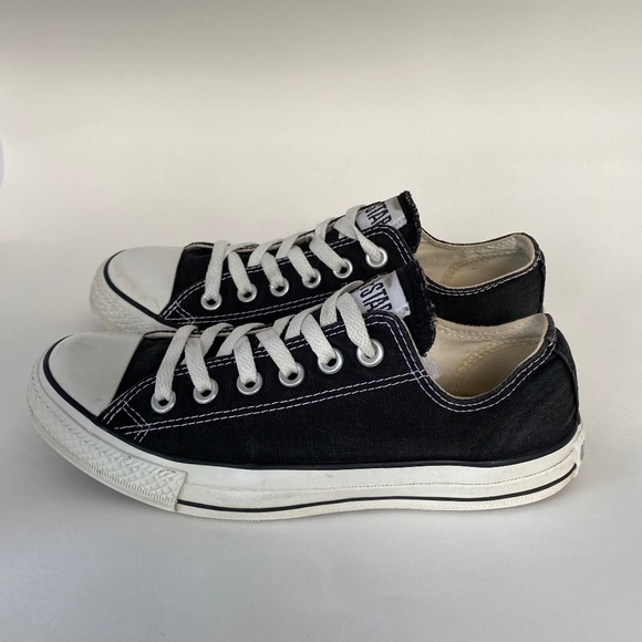 Converse All Star Low Tops - black - USA size 5 - Picture 1 of 9